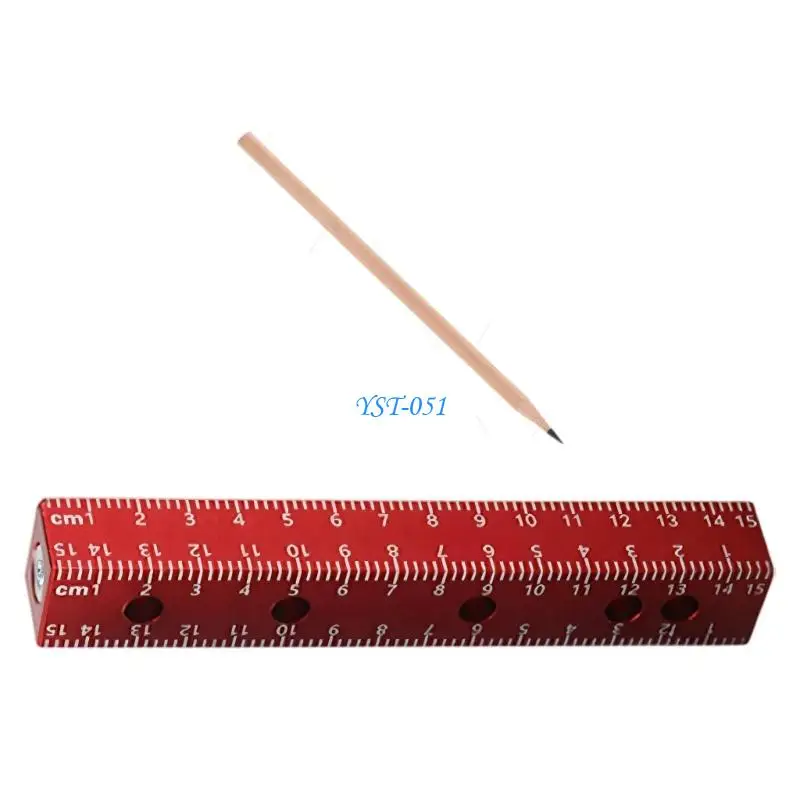 E15A Multifunctional Handheld Drill Guide, Drilling Jig Measuring Device For Precise Hinge And Joint Alignment