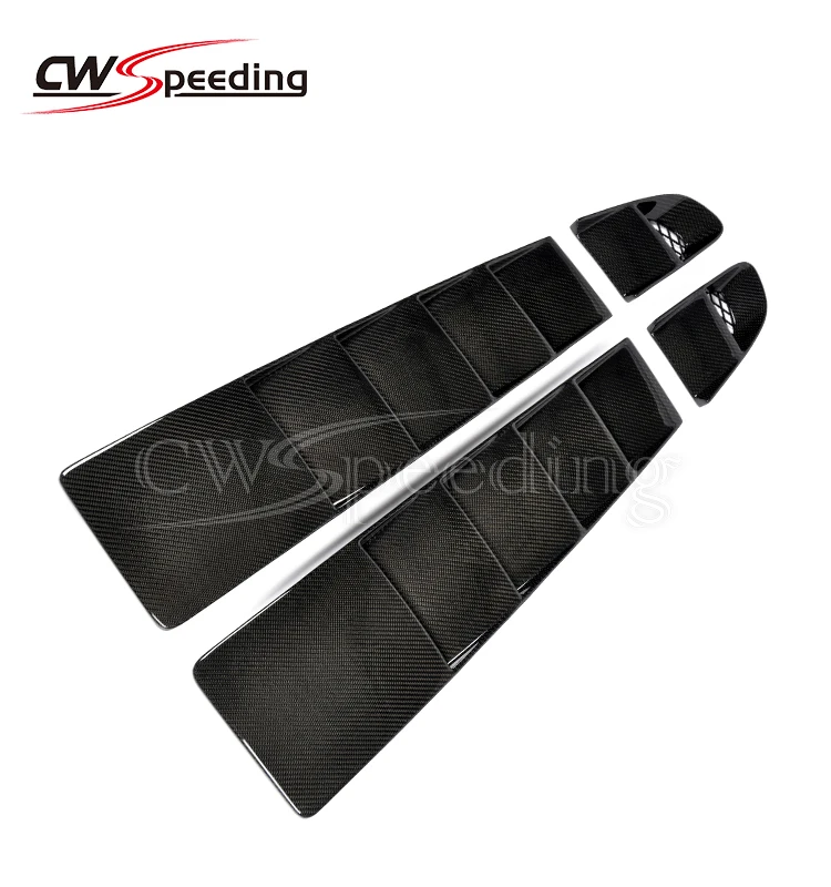 CARBON FIBER REAR ENGINE VENT for 2008-2015 AUDI R8 V8 V10 SPIDER Convertible Version
