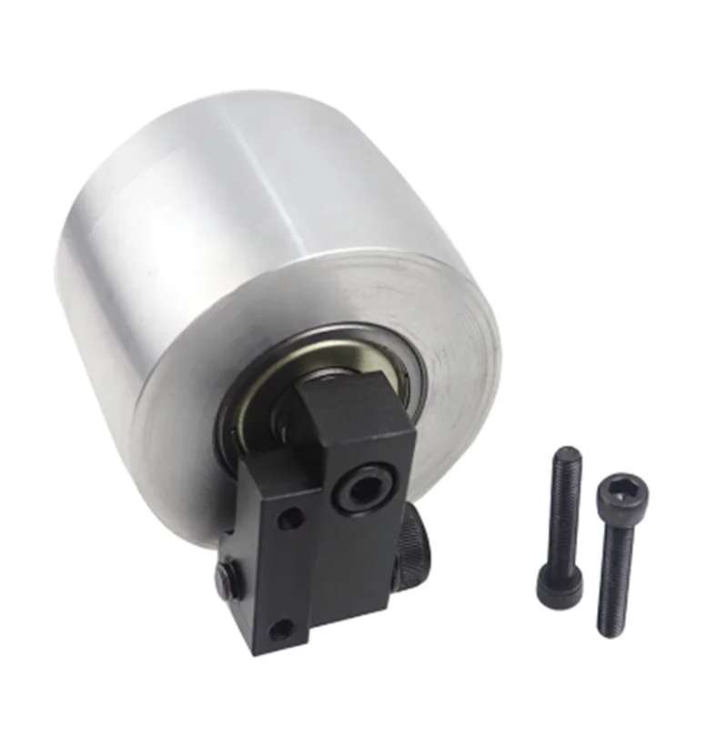 1 sztuka 68 * 50 mm Regulacja odchylenia szlifierki taśmowej W pełni aluminiowe koło aktywne (pojedyncze koło, bez akcesoriów)