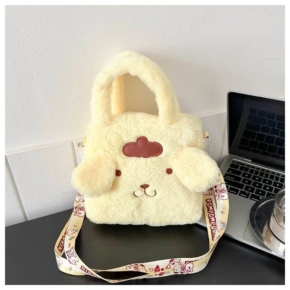 Bolsa macia bonito da boneca dos desenhos animados da menina, saco crossbody fresco pequeno do nível alto da aparência