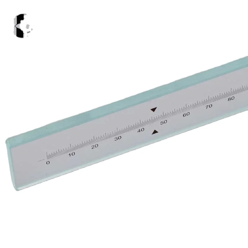 China High Quality 200mm Optical Sensors Glass Scale HCL02-200 Machine Vision Measuring Gauging Tool Advanced Bonding Technology