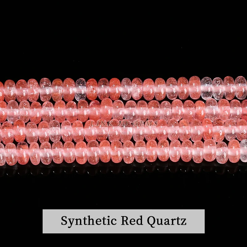 4x2mm Naturstein Rosa Quarz Türkis Hellblau Schlangenhaut Stein Abacus Spacer Perle für Schmuckherstellung Halskette Armband