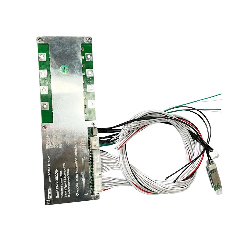 Heltec-Smart BMS 9S, LiFePo4, BMS 16S, 20S, 150A, 200A, Li-íon, LTO, BMS, APP de Bluetooth do equilíbrio, LCD RS485