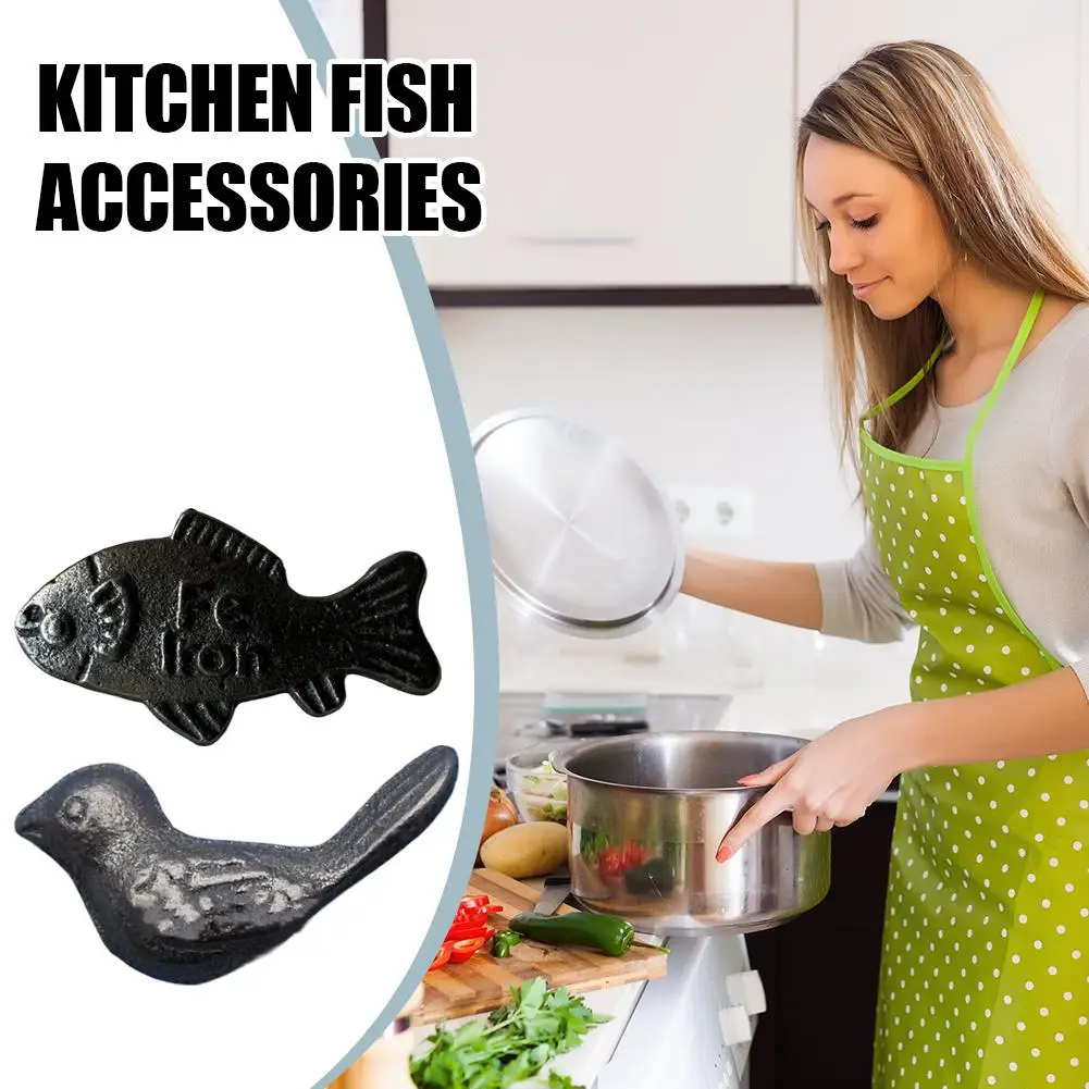 

1/2Pcs Iron Fish Accessories Natural Source Reusable Health Kitchen Accessories Kitchen Cooking Tools Fish Casting Accessories