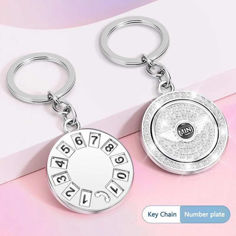 

High Quality Car Logo Keychain Zinc Alloy Keyring For BMW Mini Works Cooper F54 F55 F56 F57 F60 R50 R52 R53 R55 R56 R57 R58 R59