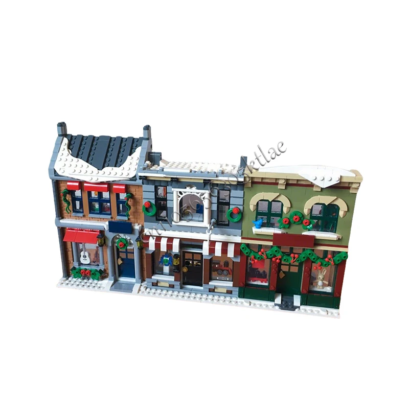 471 Pezzi Negozio di Giocattoli Vintage Main Street 10249 MOC, Blocchi da Costruzione Modulari Personalizzabili, Giocattolo Educativo Fai-da-Te, Regalo per le Festività