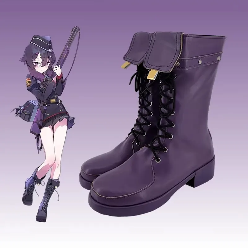 Game Blue Archive Lgusa Haruka Custom Made Cosplay Shoes Boots Halloween Props