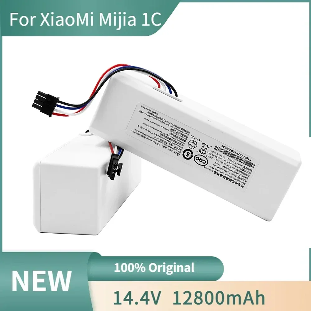 

Новый аккумулятор для робота-пылесоса Xiaomi Mijia 1C STYTJ01ZHM 14,4 В 12800 мАч, аксессуары, запчасти