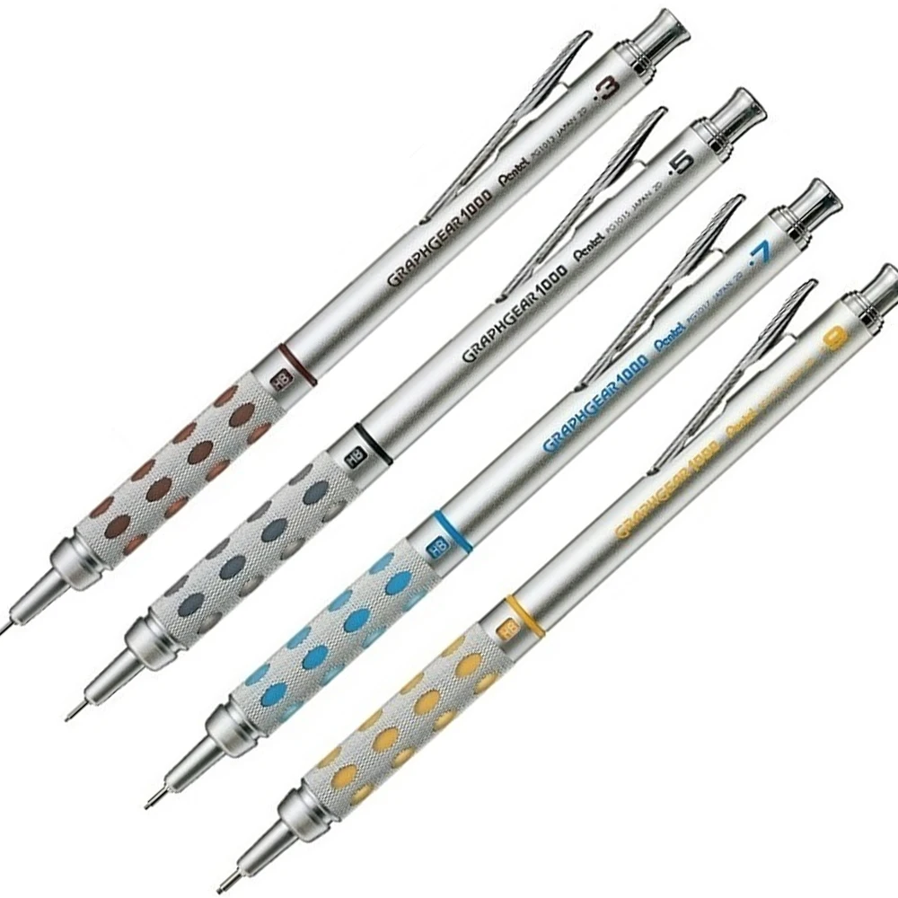 

Pentel PG1000 Mechanical Pencil, GRAPH Low Center of Gravity, 0.3 0.5 0.7 0.9mm Drawing Pencils for Students School Supplies