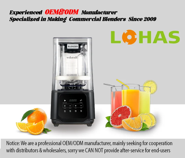 Lohas Heavy Commercial Juicer Extractor, Industrial Blender & Slushy Maker for Restaurant Fruit Processing