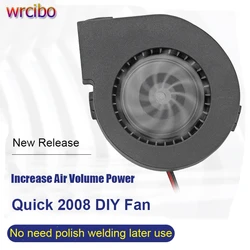 DIY Modified Fan Improved  Air Volume Power Stronger Large Fan For Quick 2008 Hot Air Gun Replacement Repair Refitted Parts