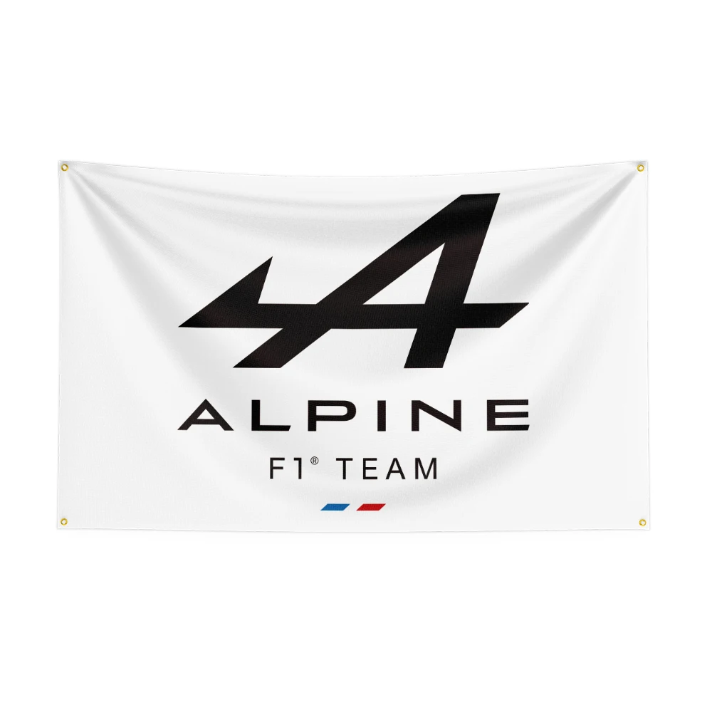 

3X5 FT Alpine Racing Flag Polyester Printed Car Banner For Decor