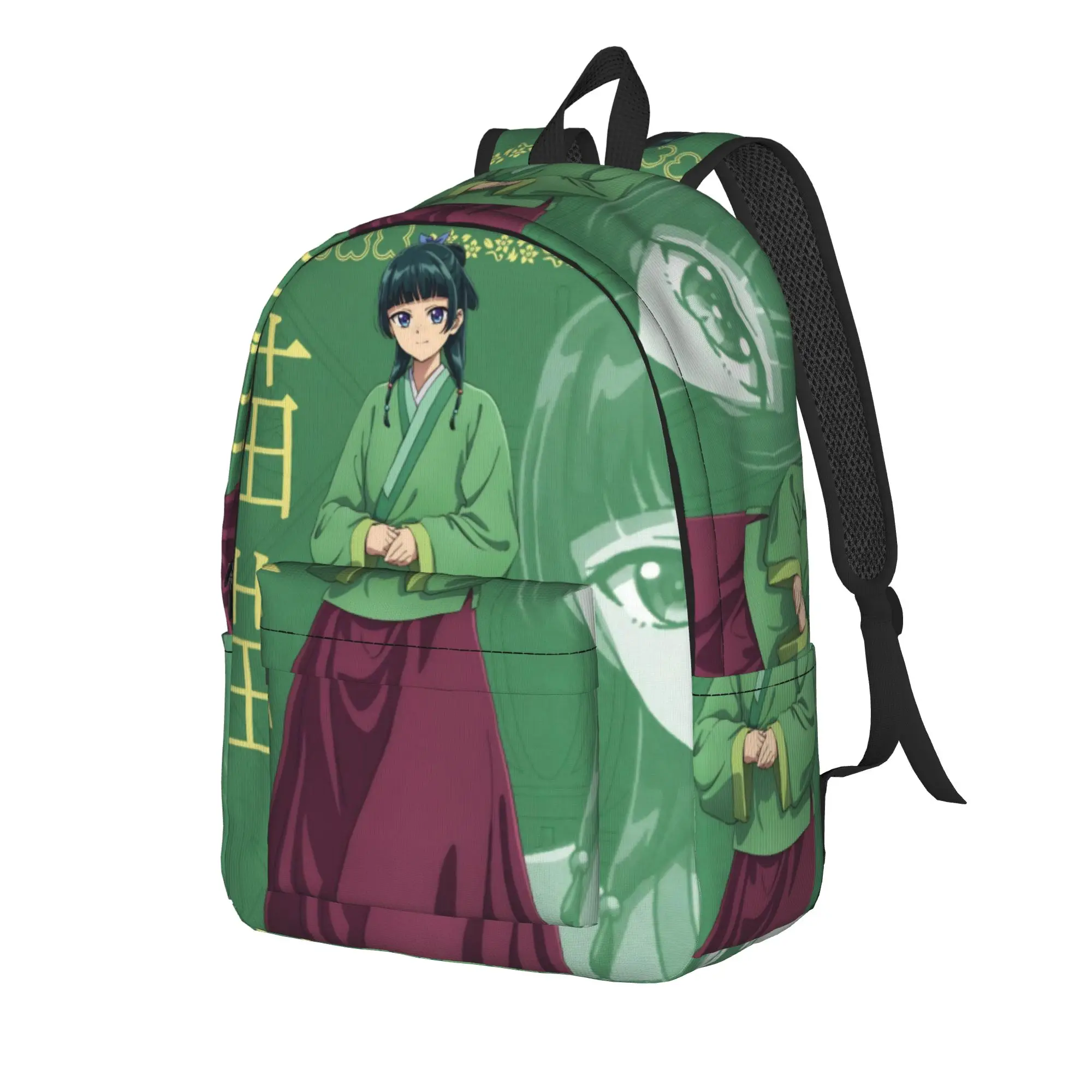 The Apothecary D-Diaries Maomao  Classical Backpack with Pocket High School Work  Daypack for Men Women Laptop Canvas Bags