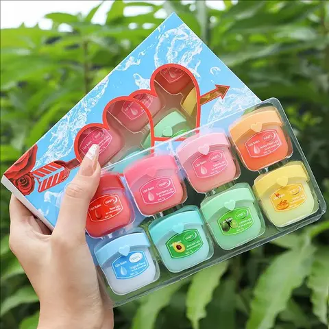 8pcs 모이스춰 라이징 립 밤 세트 립스틱 메이크업 천연 식물베이스 모이스처 라이저 립 밤 안티 크래킹 립 스킨 케어 Best5