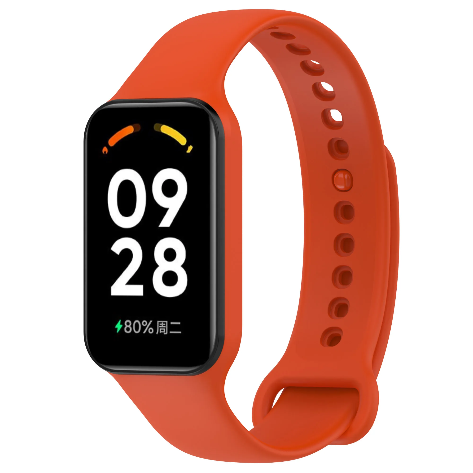 Silikonarmband für Redmi Smart Band 2 / Xiaomi Band 8 Active, Ersatz-Sportarmband, Armband, Correa-Armband – Detail 12