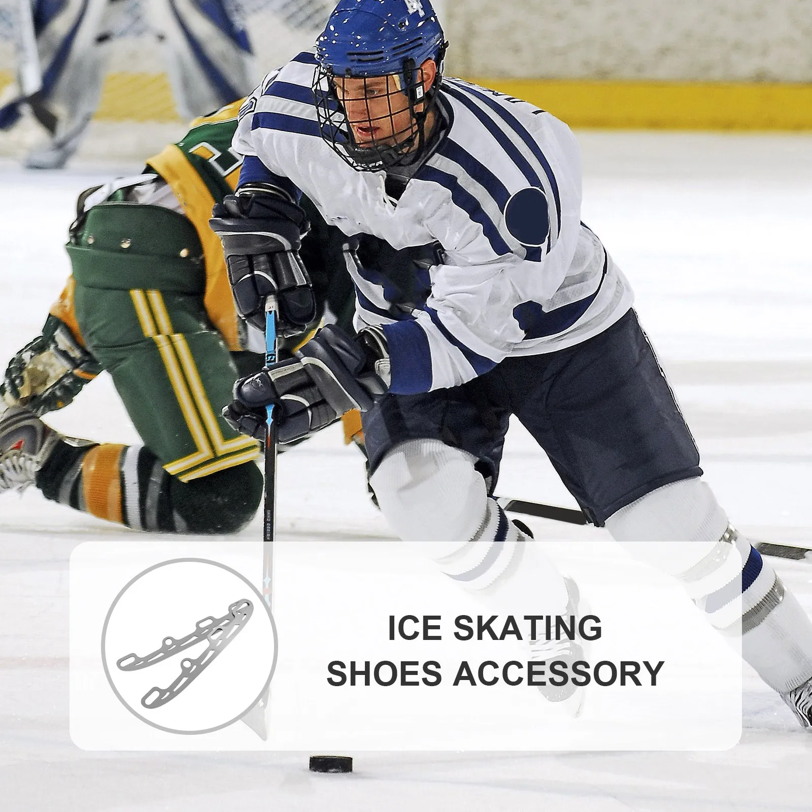 

1 Pair Of Replaceable Stainless Steel Ice Skating Replacement Parts Durable Metal Skating Shoes Accessories For