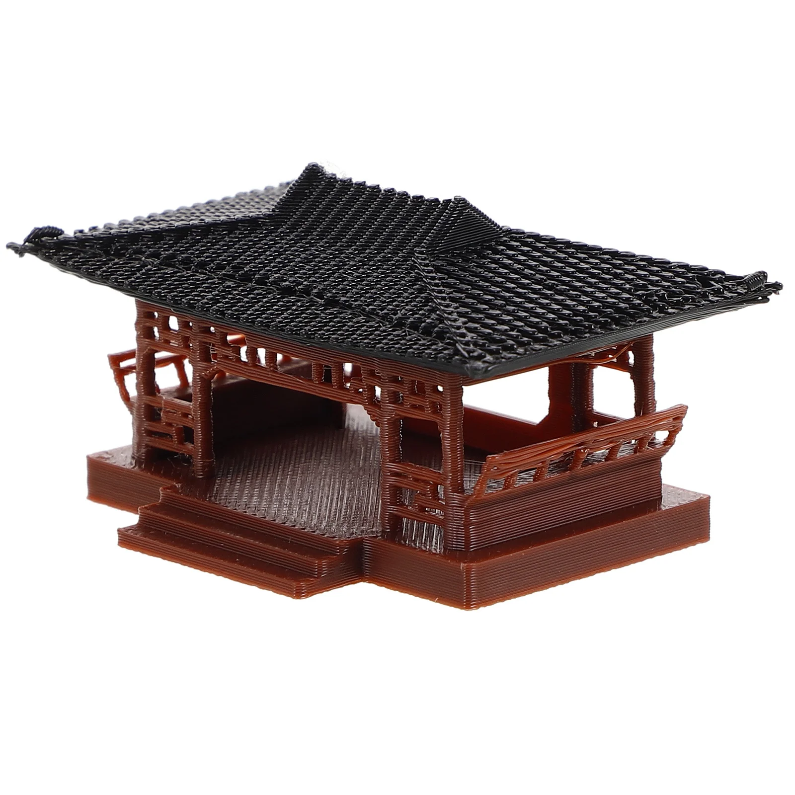 

Mini Fake Mountain Lightweight Pavilion Decor For Aquarium Bonsai Garden Tabletop Ornament Plastic Landscape Statue Home