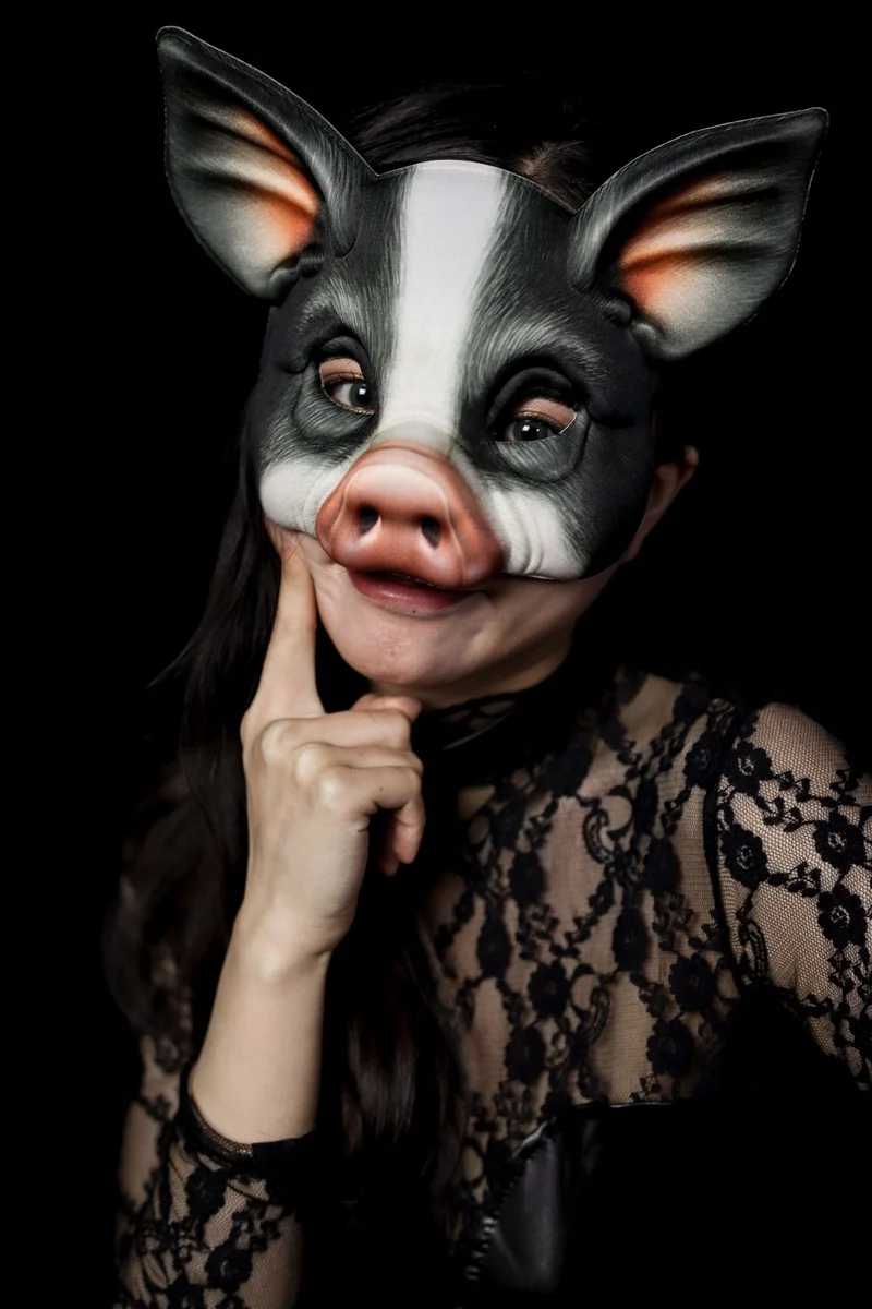 コスプレマスク3D動物豚マスクpuフォーム女性男性カーニバルパーティークラブロールプレイアニメマスク仮面舞踏会パーティーコスチューム