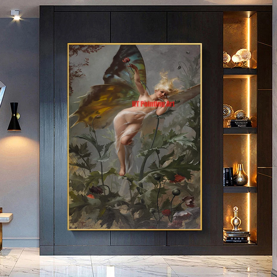 لويس ريكاردو فاليرو الفني الساحرة السبت ملصق خمر مكنسة القوطية غامض ويكا قماش اللوحة HD طباعة جدار ديكور المنزل #4