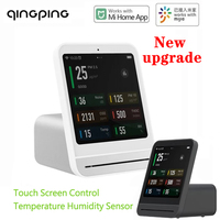 Qingping Smart Home Touch Screen Control Temperature Humidity Sensor Air Detector CO2 PM2.5 Quality Monitor Work With Mijia App