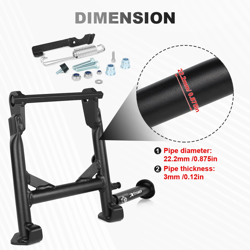 Motorcycle Black Centerstand Center Fit For Honda CTX700 CTX700N 2014-2019 2020 Kickstand Foot Center