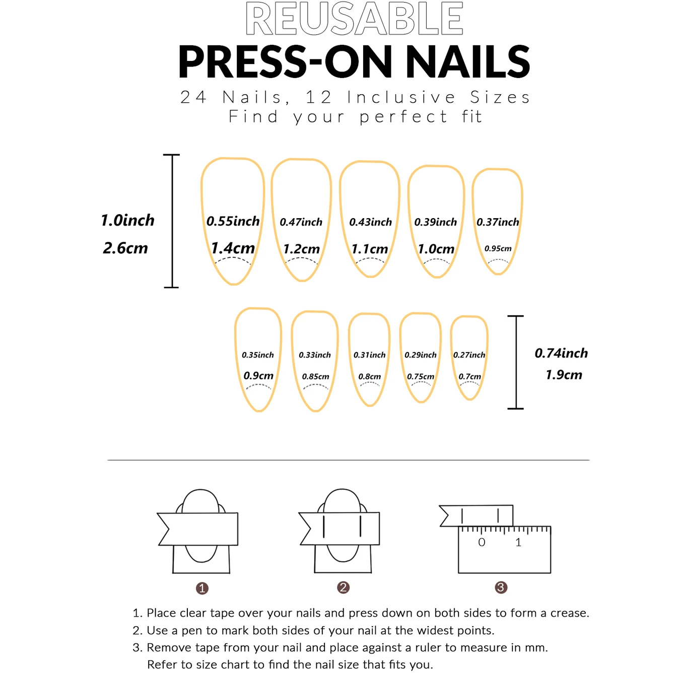 24 STKS Roze Franse Korte Amandel Nep Nagel Drukken Met Glanzende Boog Parel Ontwerp Nagel Tip Volledig Bedekte Acryl Nagel
