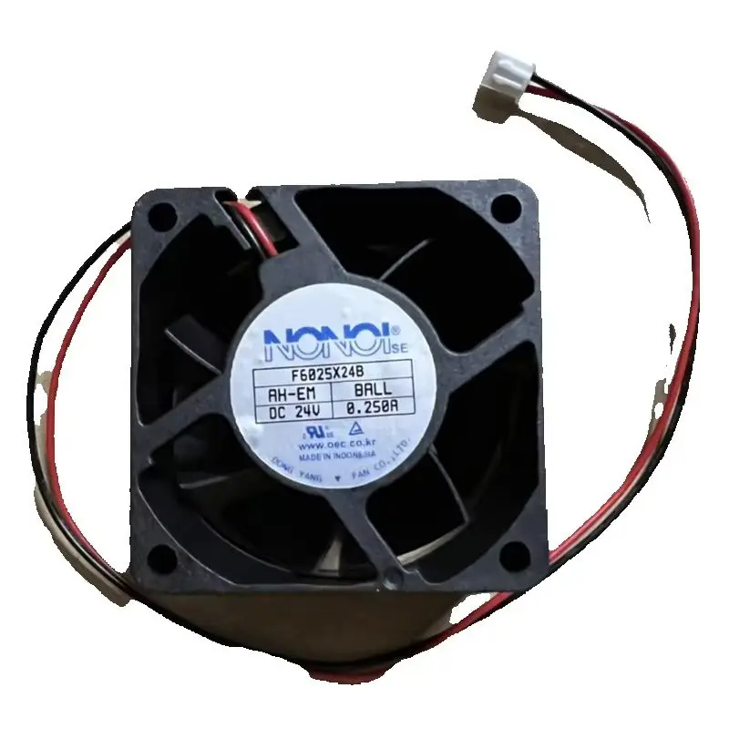 M New NONOIse F6025X24B 24V 0.25A 2-wire Inverter Cooling Fan#QW