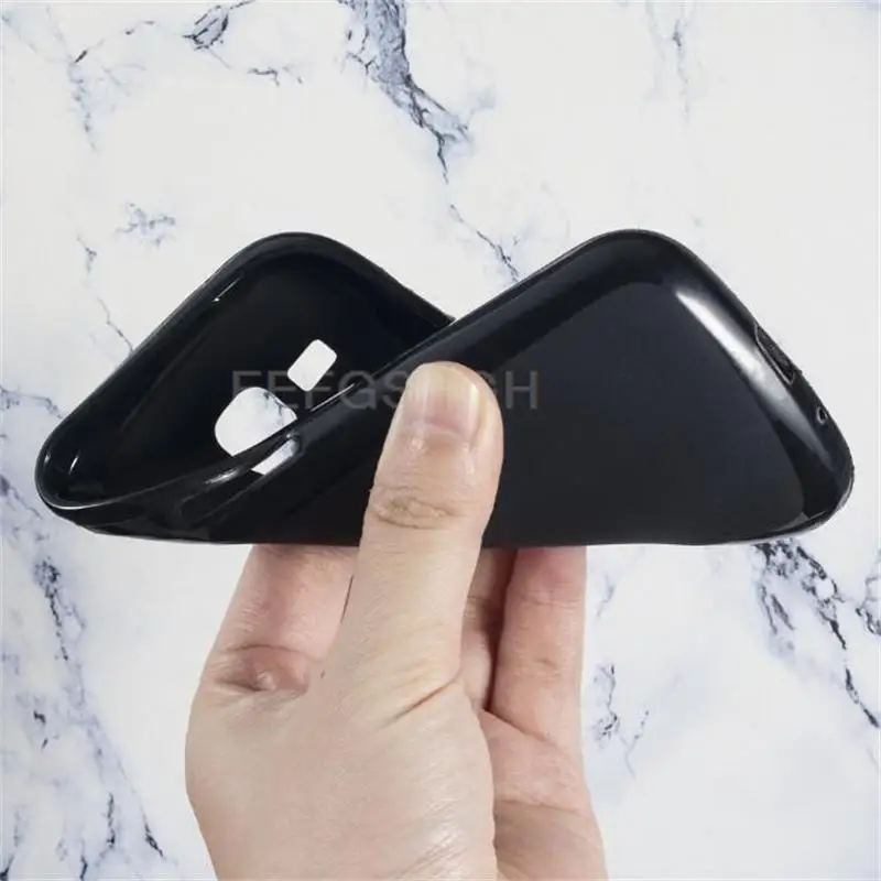 Anti-knock Soft TPU Phone Case For Samsung Galaxy S Duos S7562 GT-S7562 S7560 S7580 S7582 Silicone Cover Bumper Tempered Glass