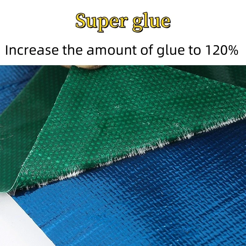 Cinta autoadhesiva fuerte para reparación de lona de camión, cintas de lona de Material de polietileno duradero, impermeables, de fijación rápida, para grietas y agujeros