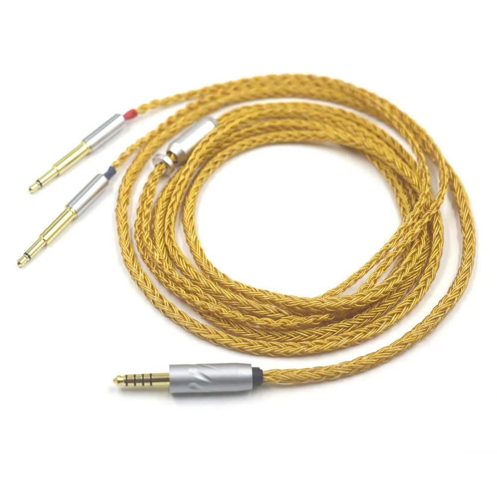 16 Core 24k Gold Plated Earphone Cable Upgrade Balanced XLR 2.5/4.4mm For Meze 99 Classic/99 Noir/99 Neo/109 Pro/Liric Headphone