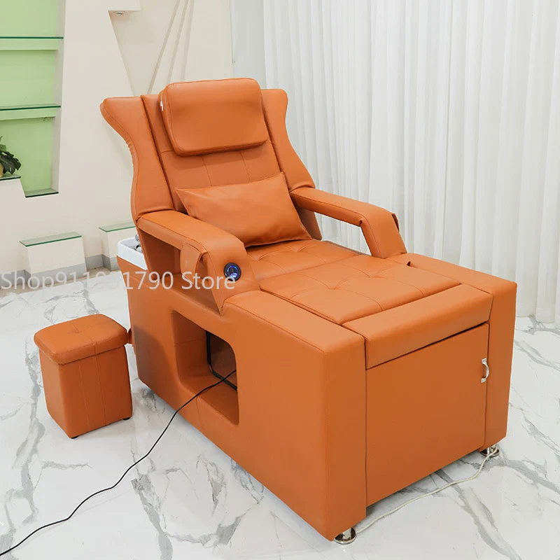 Thai Spa Massage Shampoo Bed Hair Washing Basin Bowl Chair Hairstyle Commercial Makeup Professional Wash Salon Reclining Beauty