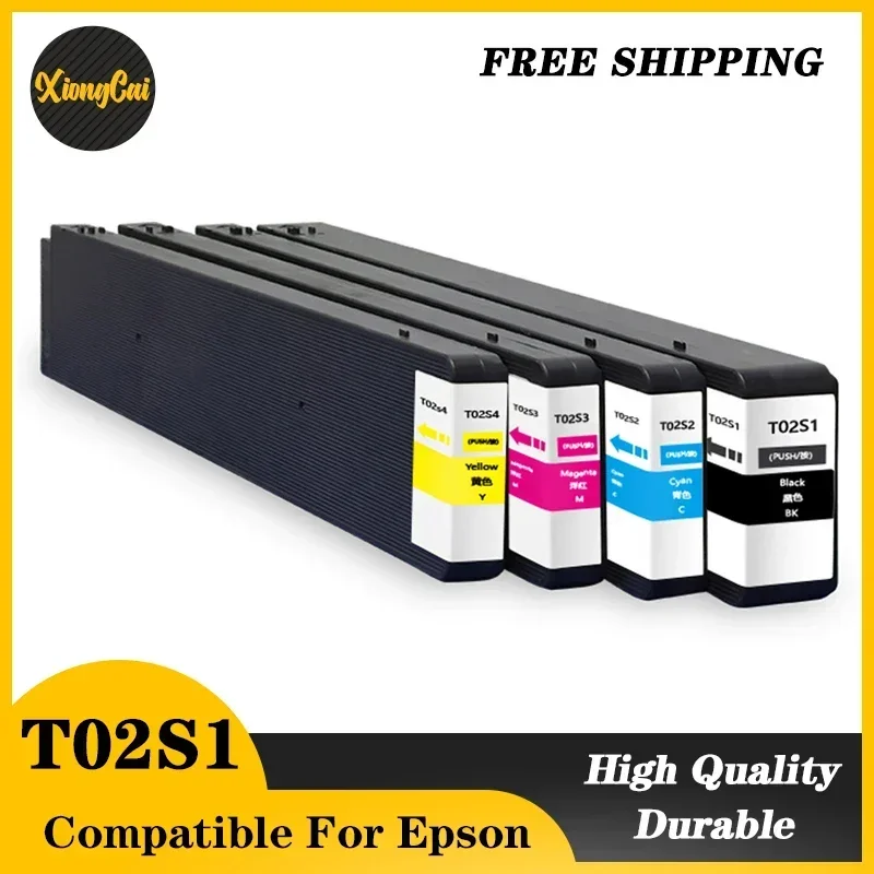 T02S1 Compatible Ink Cartridge For Epson WorkForce Enterprise WF-C20750 Printer Full With Pigment Ink (4 color optional)