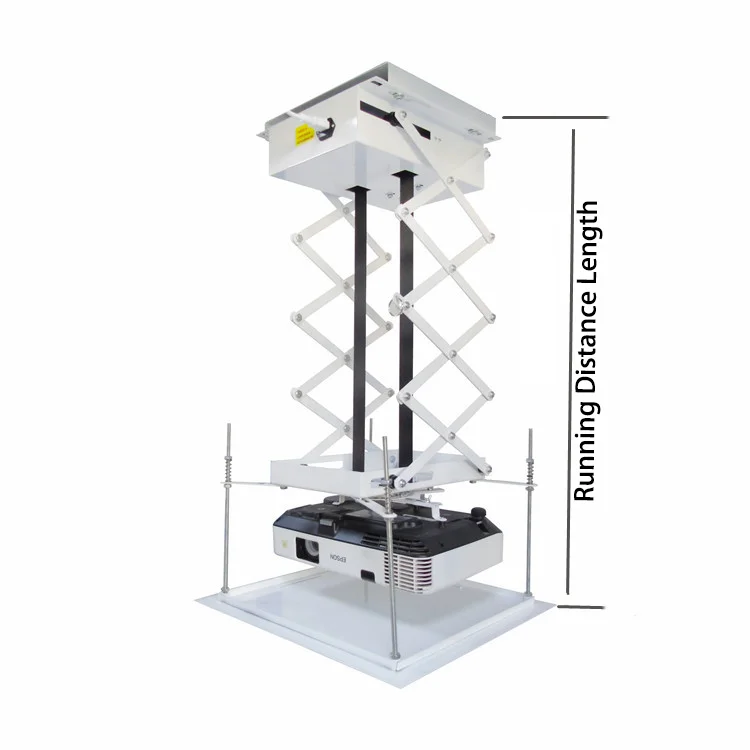Motorized Projector Lift Electric Projector Down System For Office Presentation Equipment 1.5 Meters Extension Route