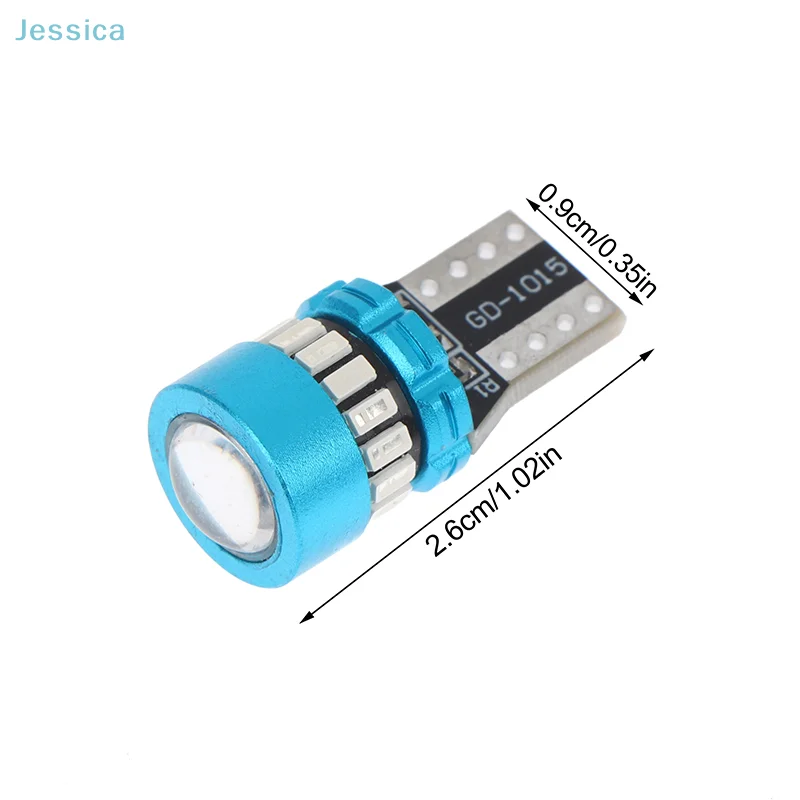♥ لمبة إضاءة السيارة T10 LED - مصباح داخلي عالي السطوع للقبة/الخريطة/الباب لتزيين السيارات واستبدالها