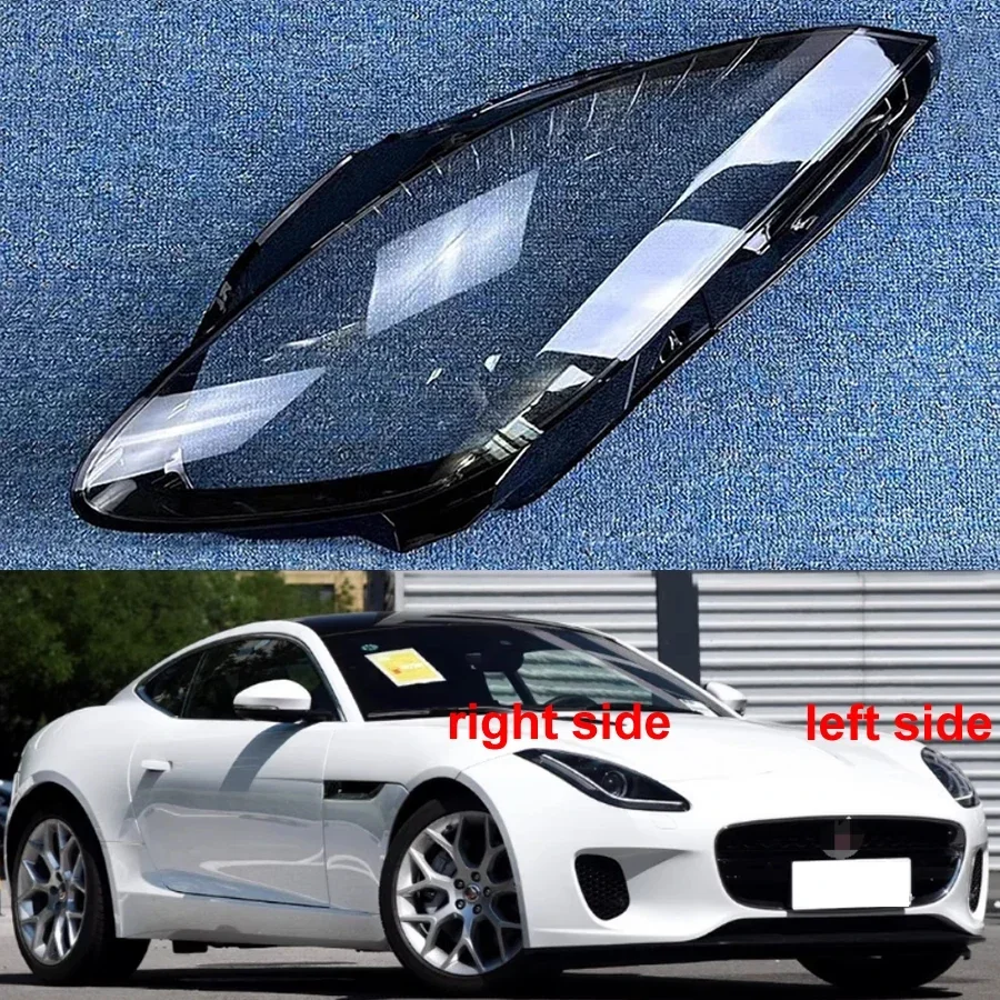 

For Jaguar F-TYPE 2013-2020 Car Accessories Headlight Lens Cover Headlamp Shell Lampshade Transparent Shade Mask Plexiglass