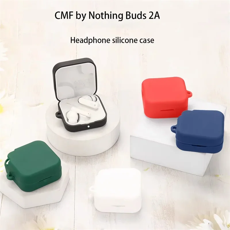 

Silicone Earphone Cover For CMF by Nothing Buds 2A Bluetooth Earbuds Protective For CMF by Nothing Buds 2A Shell Headphone Case