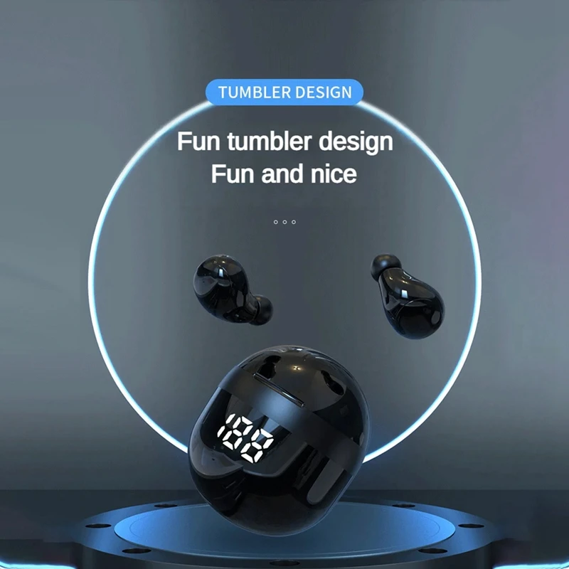 Wireless Bluetooth Earphones Heavy Bass Sleep Headphones With Mic Sports Earbuds Noise Reduction Headset For Smartphone