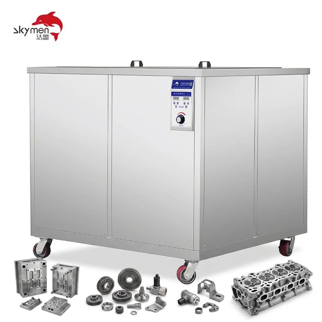 640L Industrial Ultrasonic Cleaner 0-6000W Ultrasonic Cleaning Machine For Hardware Molds Auto Parts Cylinder Heads