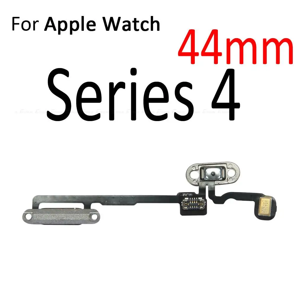 Mute Switch Power Key Ribbon Parts For Apple Watch Series 1 2 3 4 5 6 38mm 42mm 40mm 44mm ON OFF Button Microphone Flex Cable