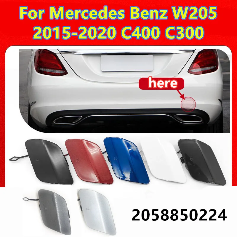 

Rear Bumper Tow Hook Cover Replace for Mercedes Benz W205 2015-2020 C400 C300
