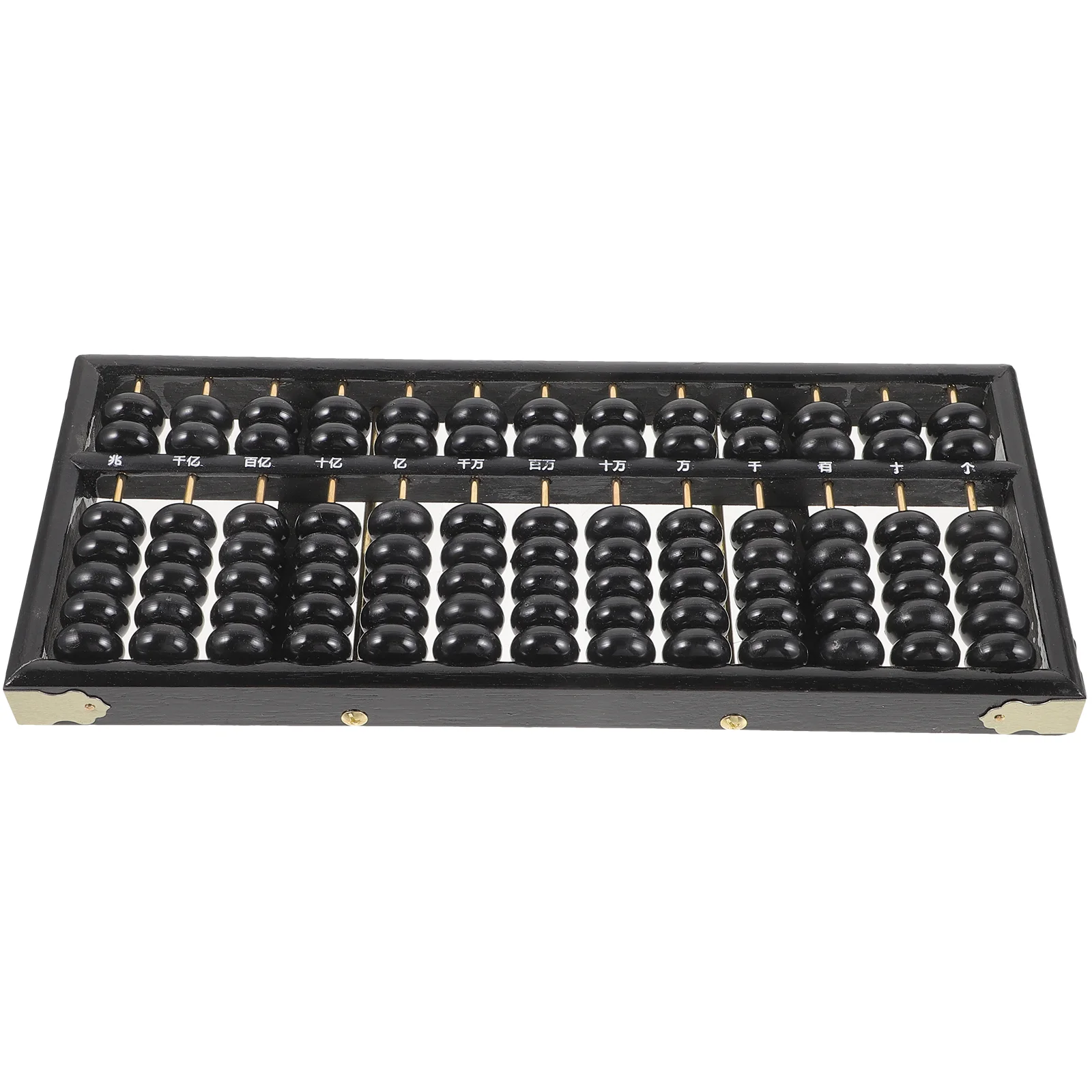 Solid Wood Children's Abacus Pupils Vintage Frames for Kids Iron Students Accounting