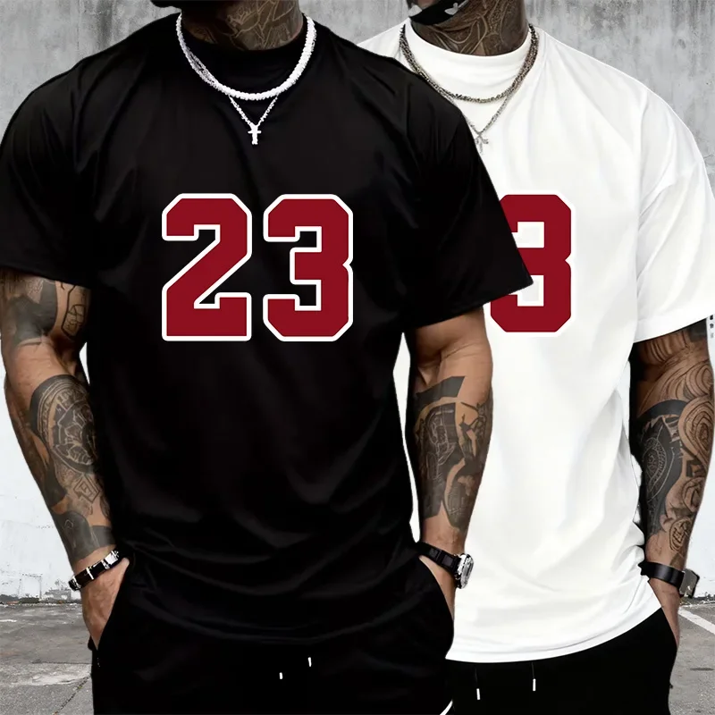 

2025 Лидер продаж, мужская повседневная футболка весна-лето, высокое качество, 100% хлопок, с круглым вырезом и коротким рукавом, мужской домашний уличный комфортный крутой топ