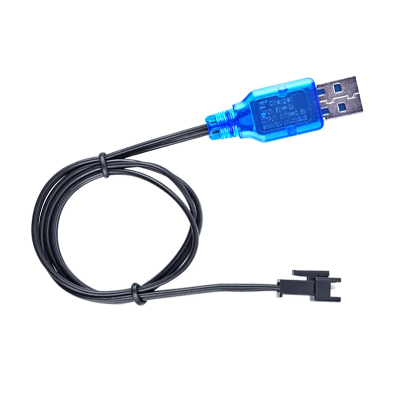 1 szt. 3.7V 400mA bateria litowa ładowarka USB pakiety SM 2P do przodu wtyczka zabawka elektryczna kabel do ładowania USB