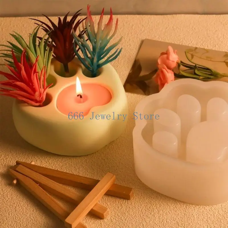 F2TD Claw Shaped Mold Versatile Silicone Molds Plant Flowerpots Molds