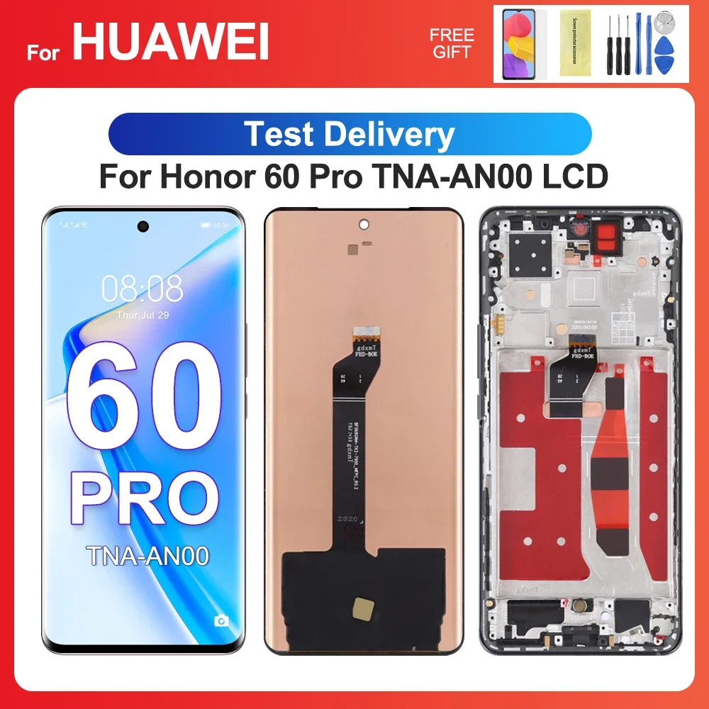 for-huawei-honor-60-pro-678''for-honor60-pro-tna-an00-lcd-display-touch-screen-digitizer-assembly-replacement