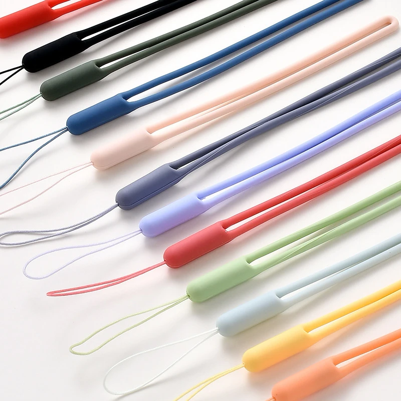 

Ремешки на запястье, силиконовые подвески для телефона, шнур для ключей камеры, милый шнурок, брелок для ключей, подвесная веревка