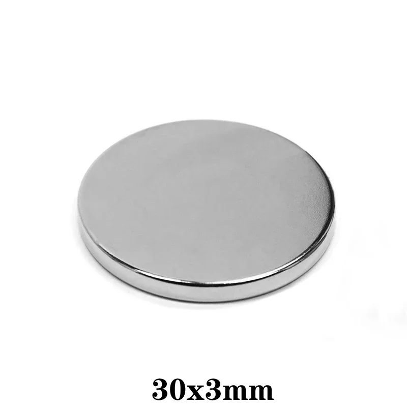 30x3mm Strong Cylinder Rare Earth Magnet 30mmX3mm Round Neodymium Permanent Magnets 30x3 Bulk Round Magnet 30*3mm 30*3