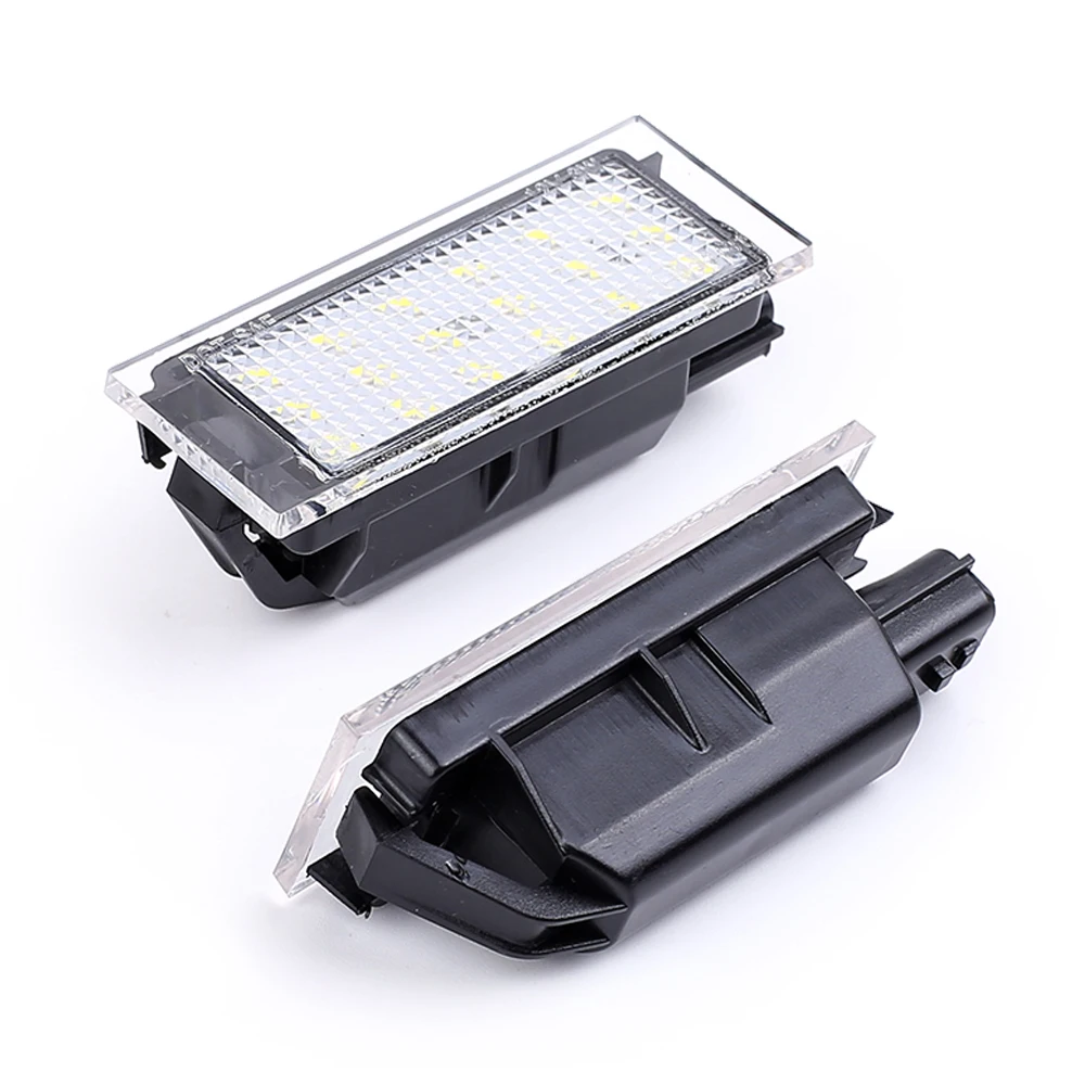 For RENAULT Clio 09/2005~08/2012 Suitable for Renault Megane License Plate Light Twingo LED License Plate Light Modification