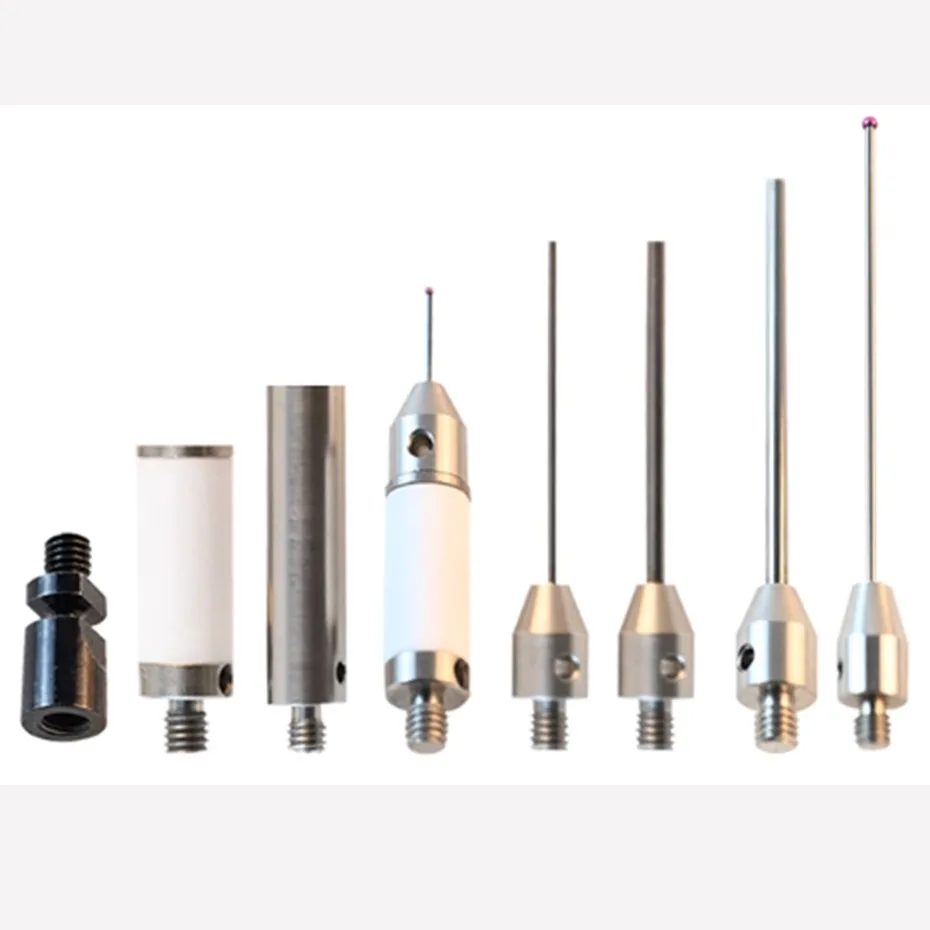 Three dimensional probe, three coordinate measuring needle, ruby measuring head, CNC machine tool special thread M4