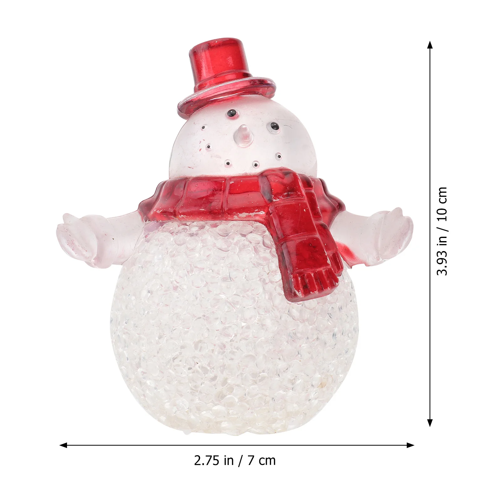 Creative Snowman Night Light Colorful Crystal Ball Table Lamp Eco Friendly Operated Home Atmosphere Decoration Bedroom